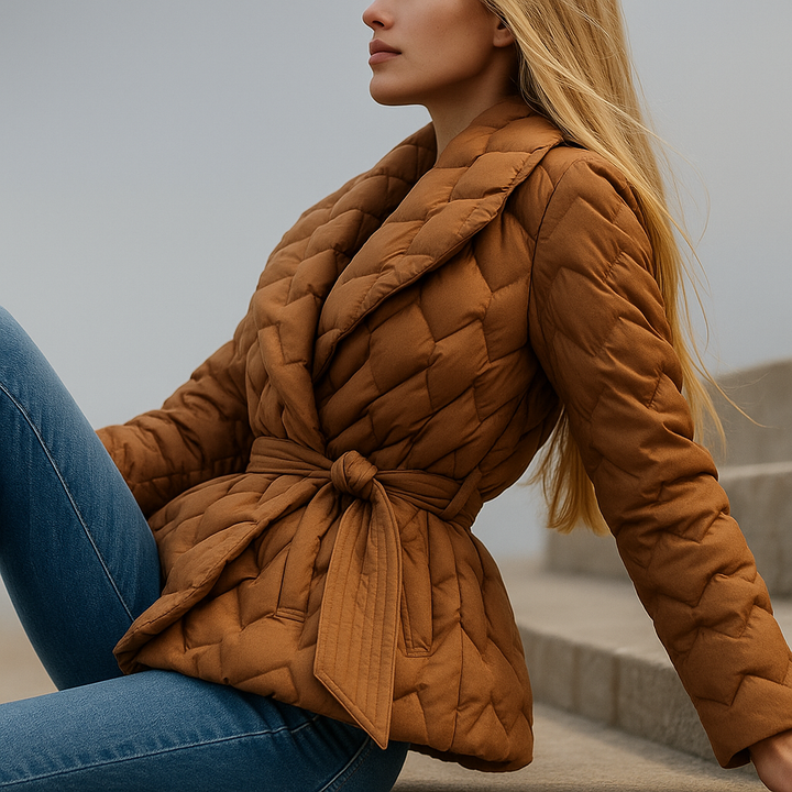 Duttini | Quilted Wrap Coat