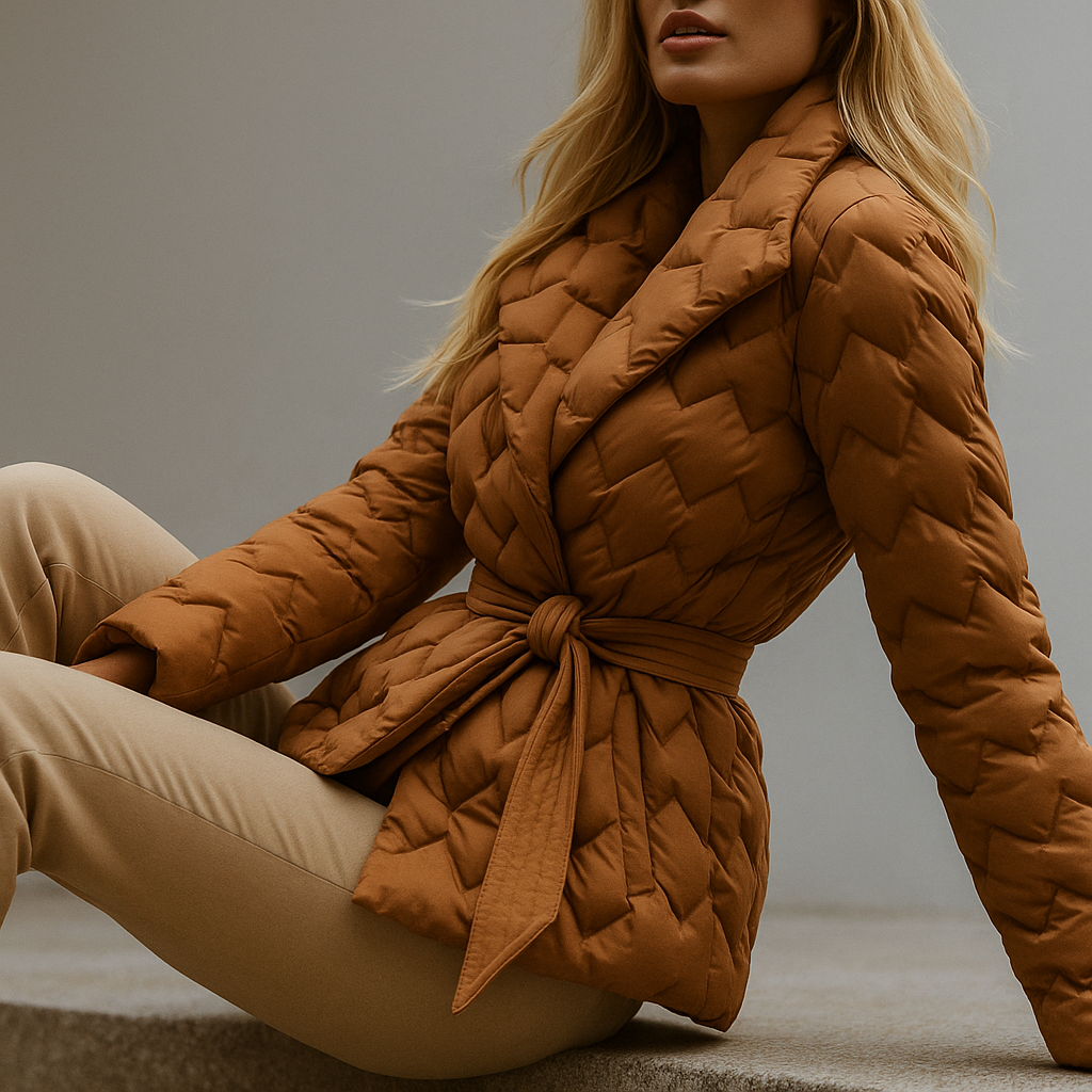 Duttini | Quilted Wrap Coat