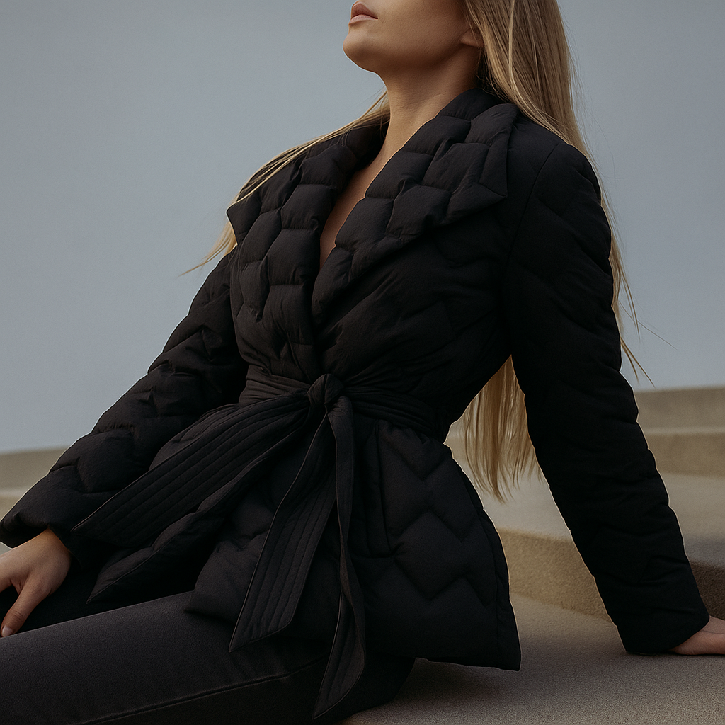 Duttini | Quilted Wrap Coat