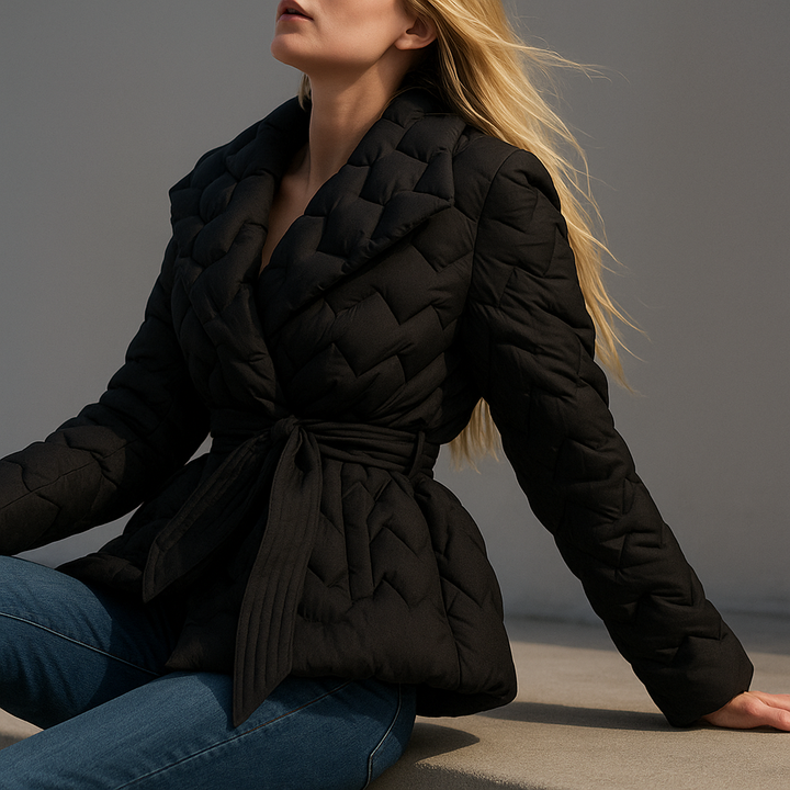 Duttini | Quilted Wrap Coat