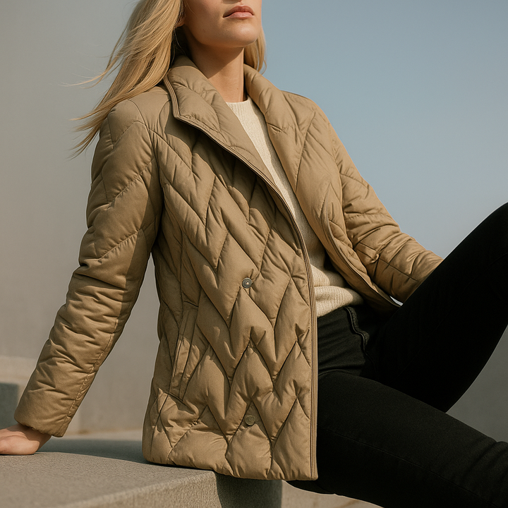 Duttini | Quilted Wrap Coat