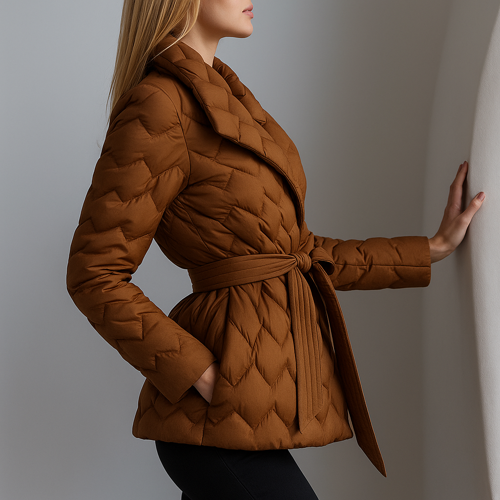 Duttini | Quilted Wrap Coat