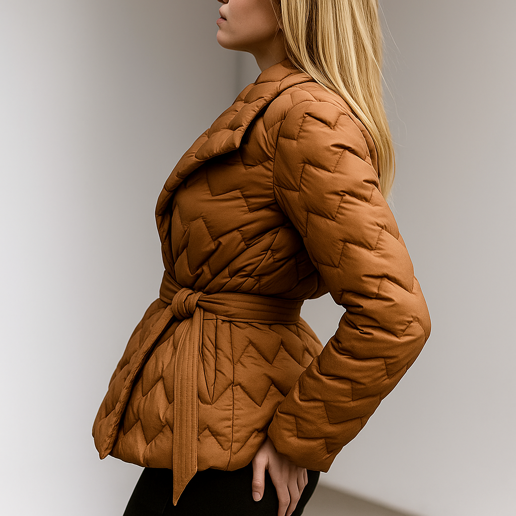Duttini | Quilted Wrap Coat