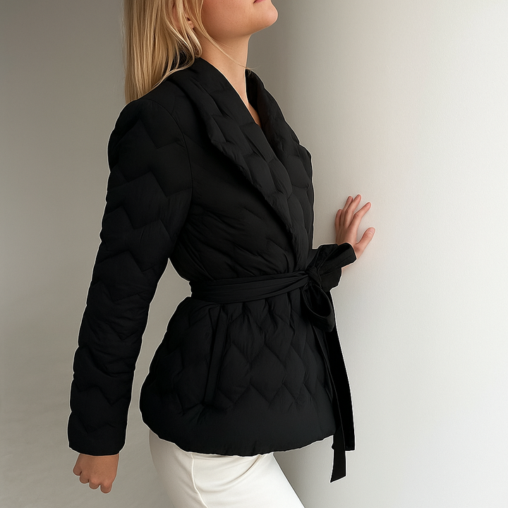 Duttini | Quilted Wrap Coat