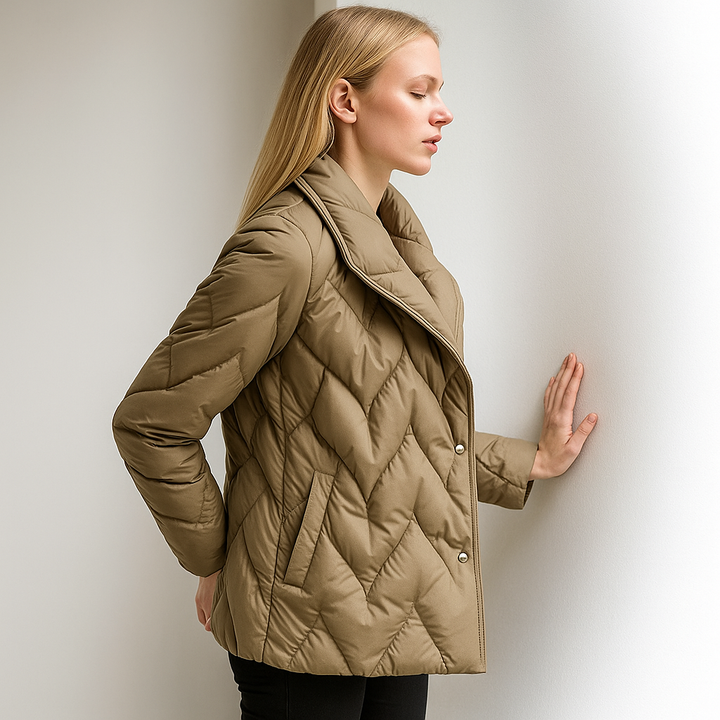 Duttini | Quilted Wrap Coat