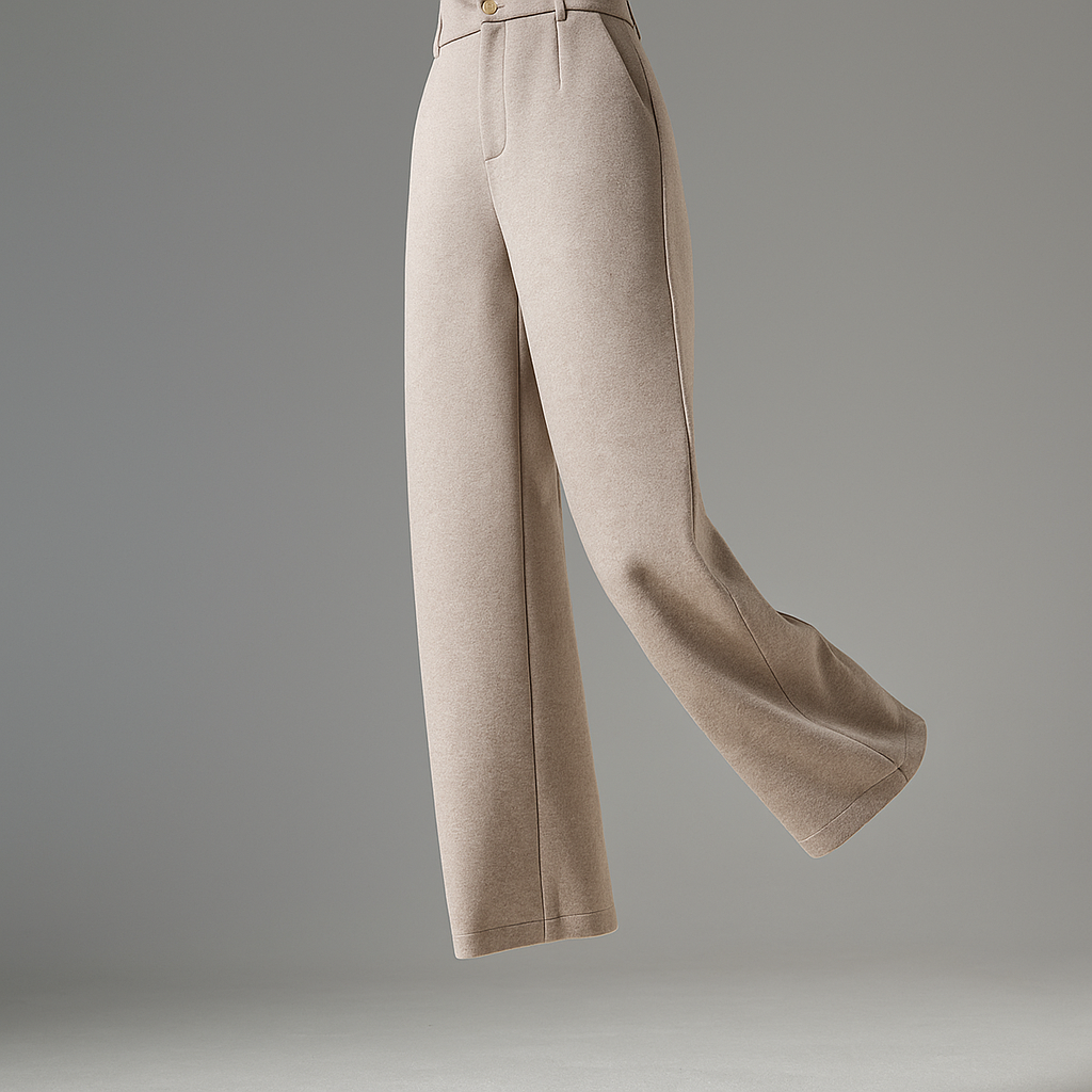 Duttini | Wool Wide-Leg Trousers