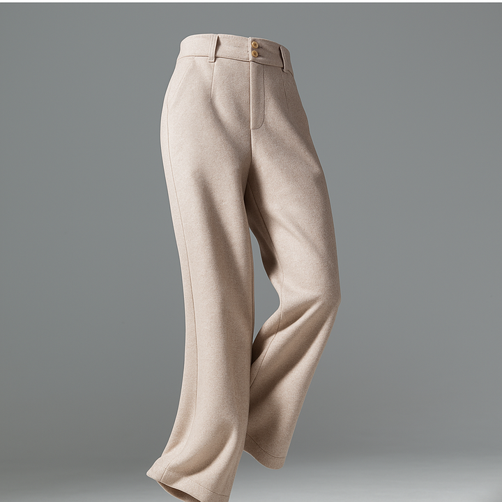 Duttini | Wool Wide-Leg Trousers