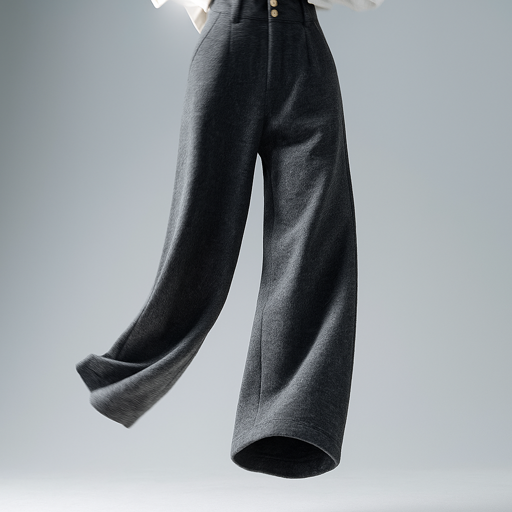 Duttini | Wool Wide-Leg Trousers