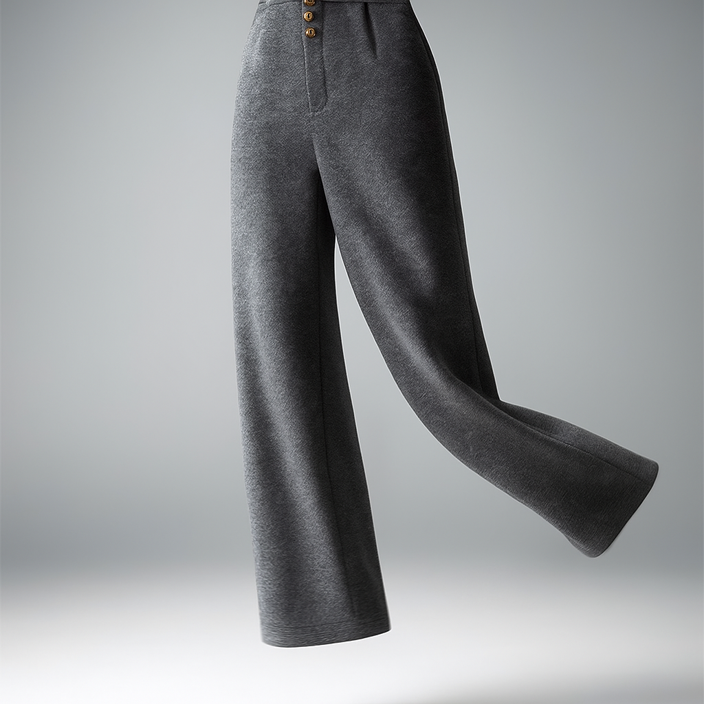 Duttini | Wool Wide-Leg Trousers