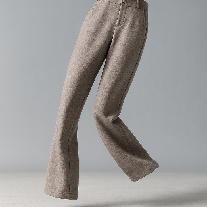 Duttini | Wool Wide-Leg Trousers