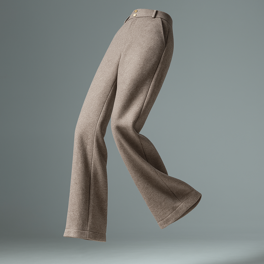 Duttini | Wool Wide-Leg Trousers