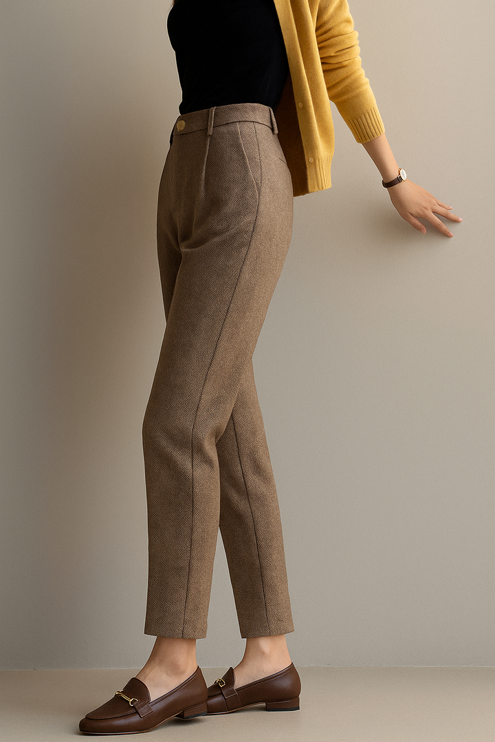 Duttini | Tailored Wool Pants for Women in Black