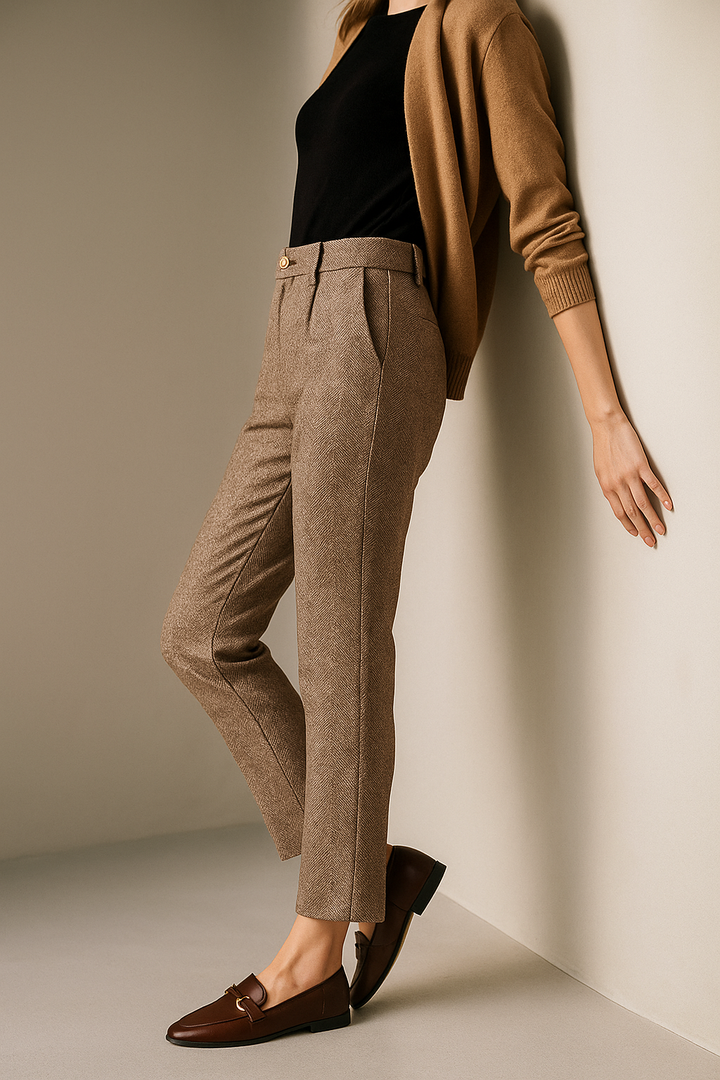 Duttini | Tailored Wool Pants for Women in Black