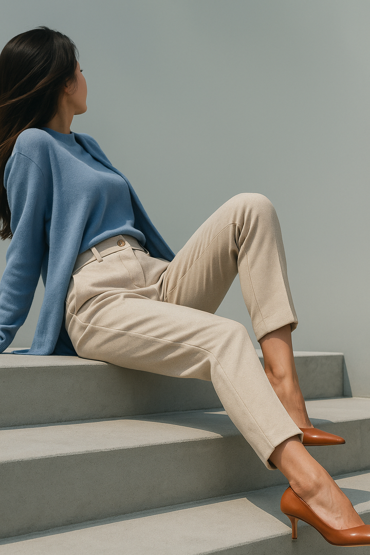 Duttini | Tailored Wool Pants for Women in Black