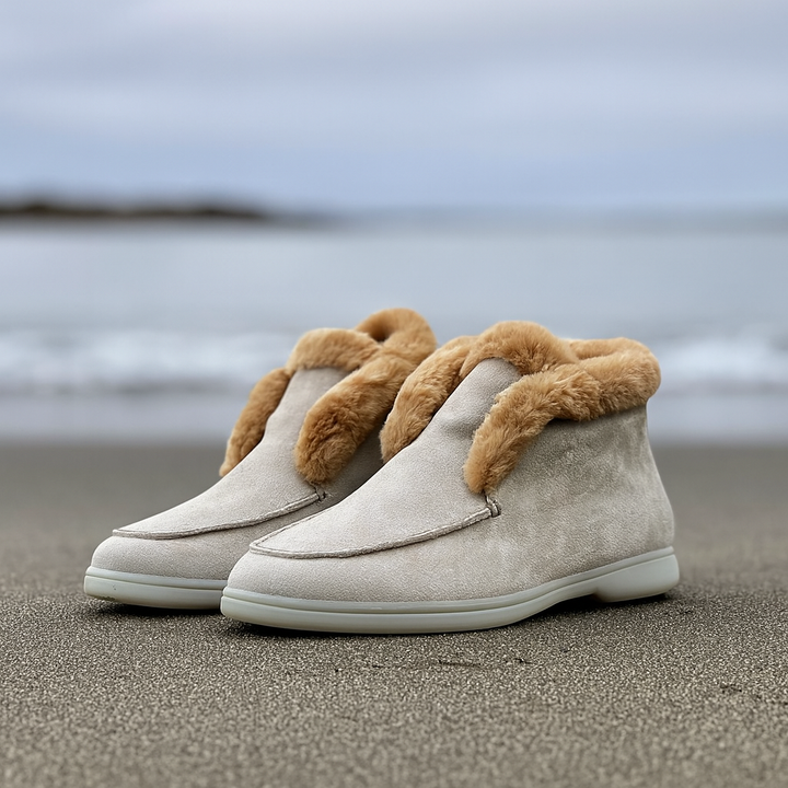 Duttini | Shearling Loafer Boots