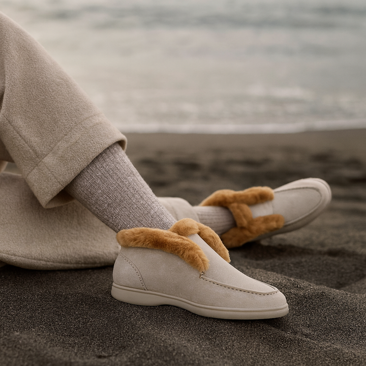 Duttini | Shearling Loafer Boots