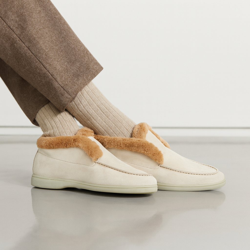 Duttini | Shearling Loafer Boots