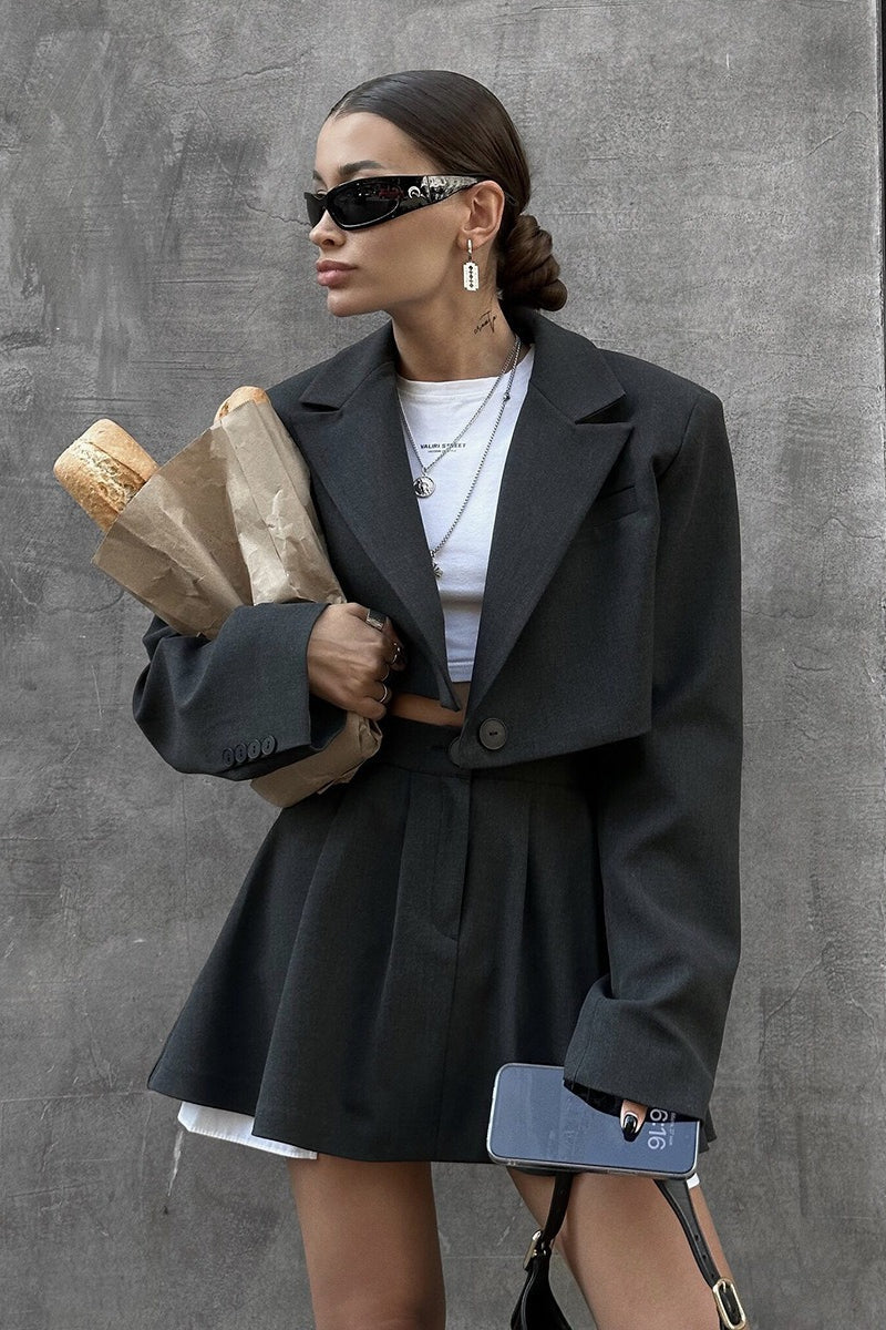 Duttini | Mini Skirt and Blazer Set