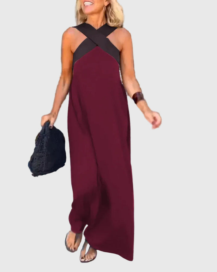 Duttini | Flowing Maxi Dress for Women in Lightweight Fabric, Elegant Style