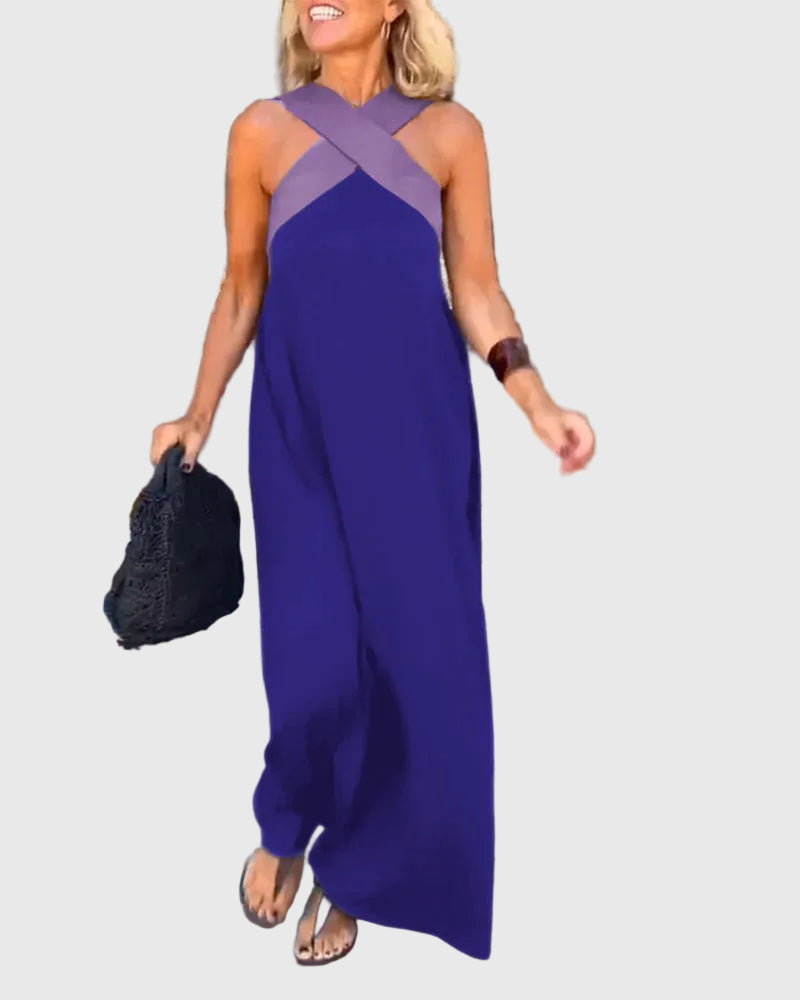Duttini | Flowing Maxi Dress for Women in Lightweight Fabric, Elegant Style