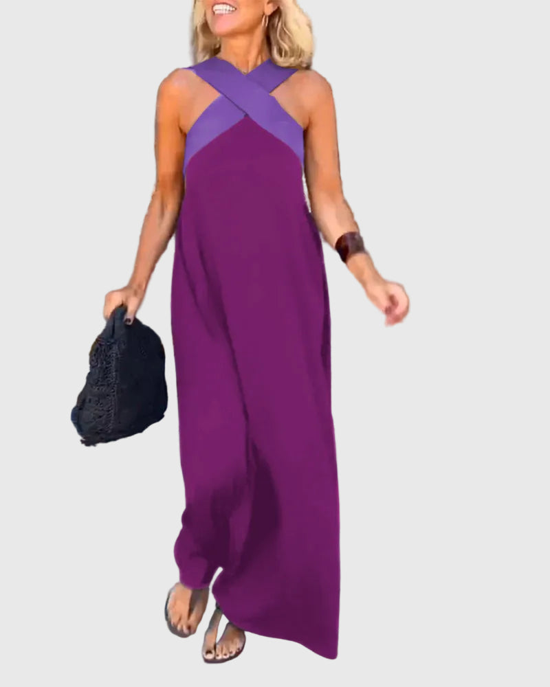 Duttini | Flowing Maxi Dress for Women in Lightweight Fabric, Elegant Style