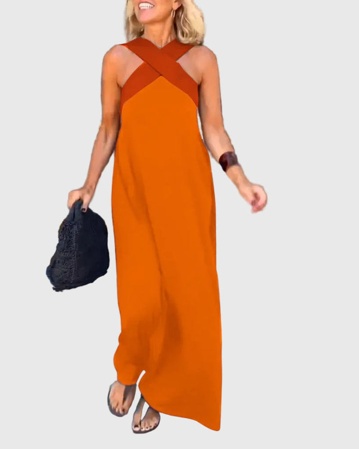 Duttini | Flowing Maxi Dress for Women in Lightweight Fabric, Elegant Style