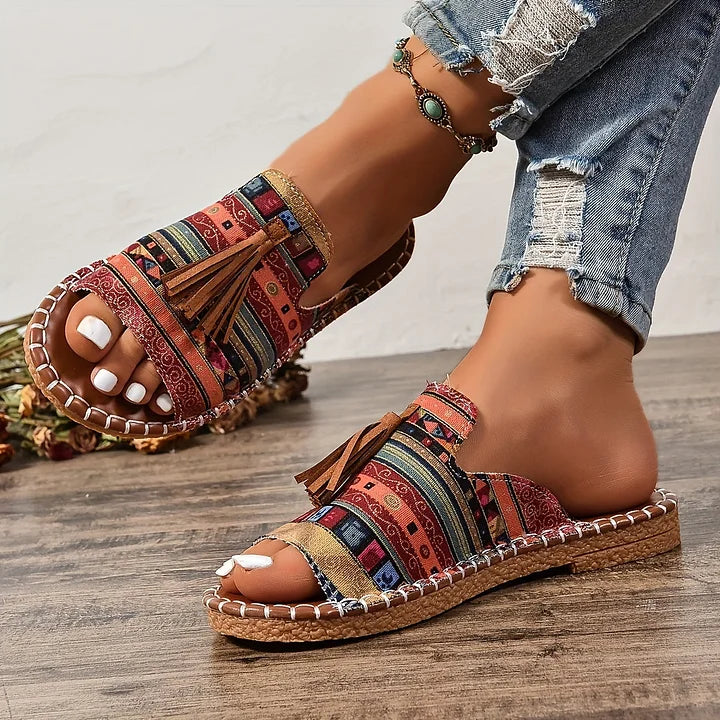 Duttini | Comfortable Flat Sandals for Walking in Comfort