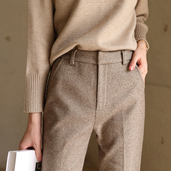 Duttini | Classic Wool Trousers for Women
