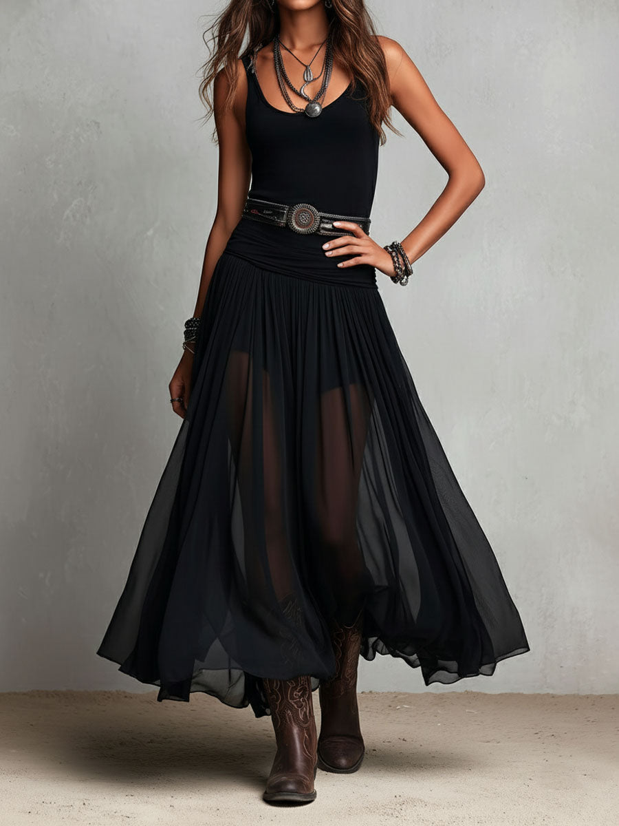 Duttini | Black Casual Dress