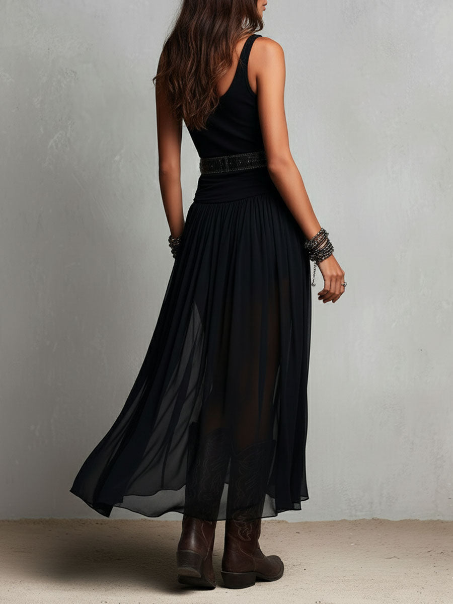 Duttini | Black Casual Dress