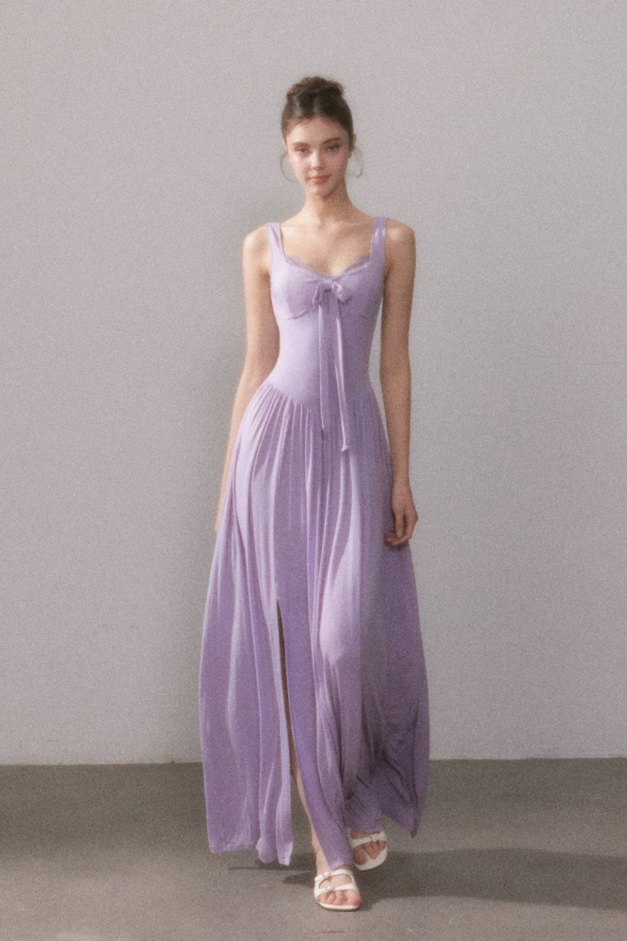 Duttini | Lace Knit Maxi Dress