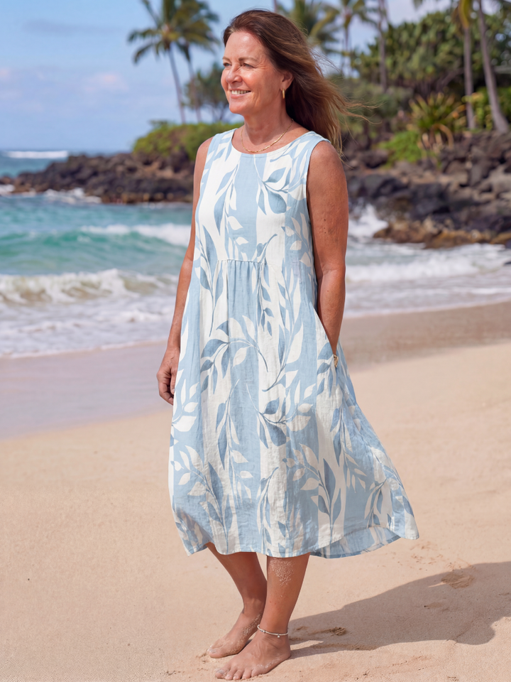 Duttini | Statement Quiet Shore Midi Dress for Effortless Elegance