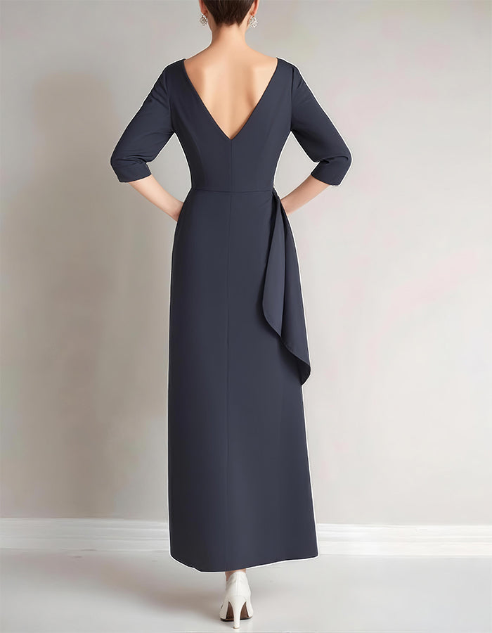 Duttini | Red Off-Shoulder Mermaid Two-Piece Dress