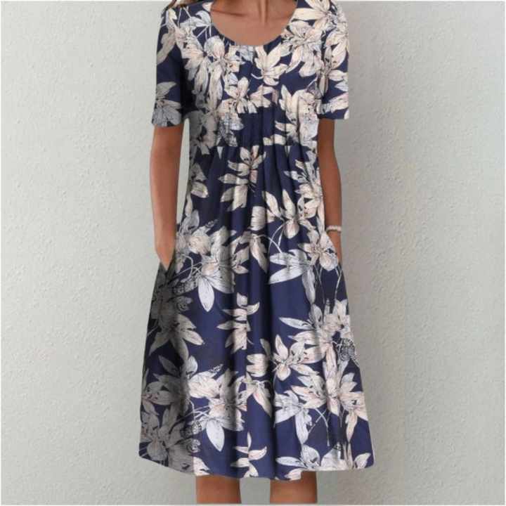 Duttini | Stylish And Casual Floral Dress With Pockets