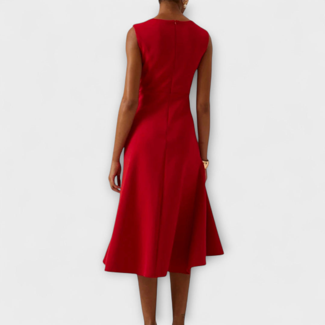 Duttini | Sophisticated Midi Dress for Women in Elegant Fabric