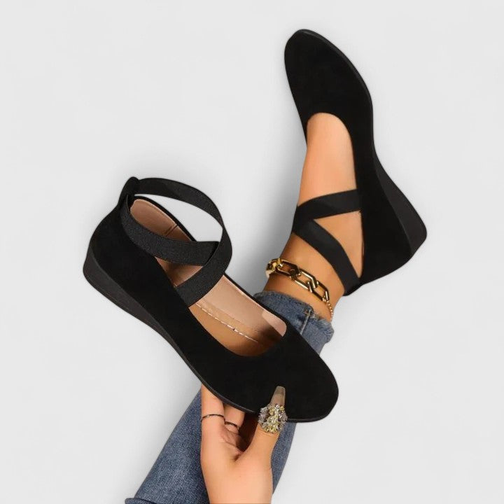 Duttini | Soft-Step Ankle Strap Ballet for Walking in Comfort