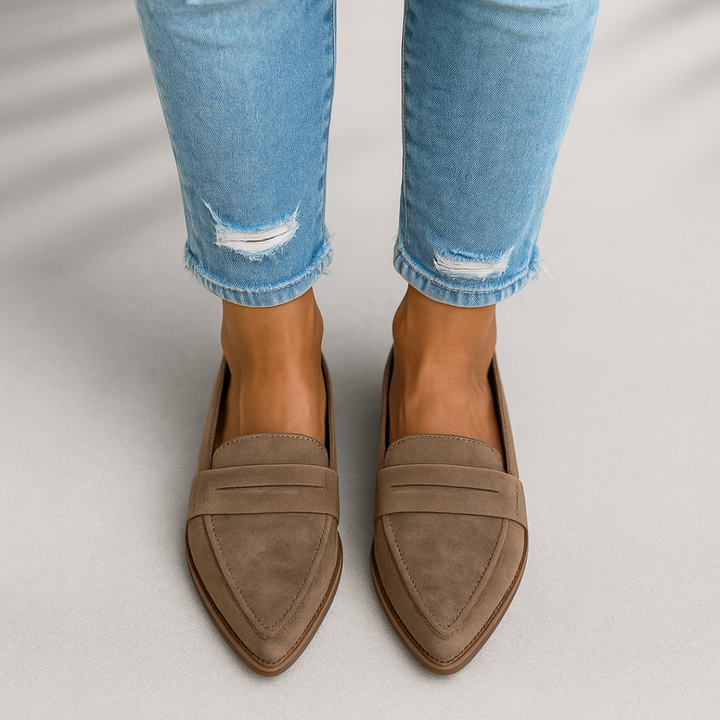 Duttini | Comfort-Fit Pointed Toe Slip-On with a Comfort Fit