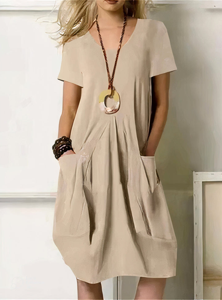 Duttini | Graceful Relaxed Fit Dress with a Flattering Silhouette