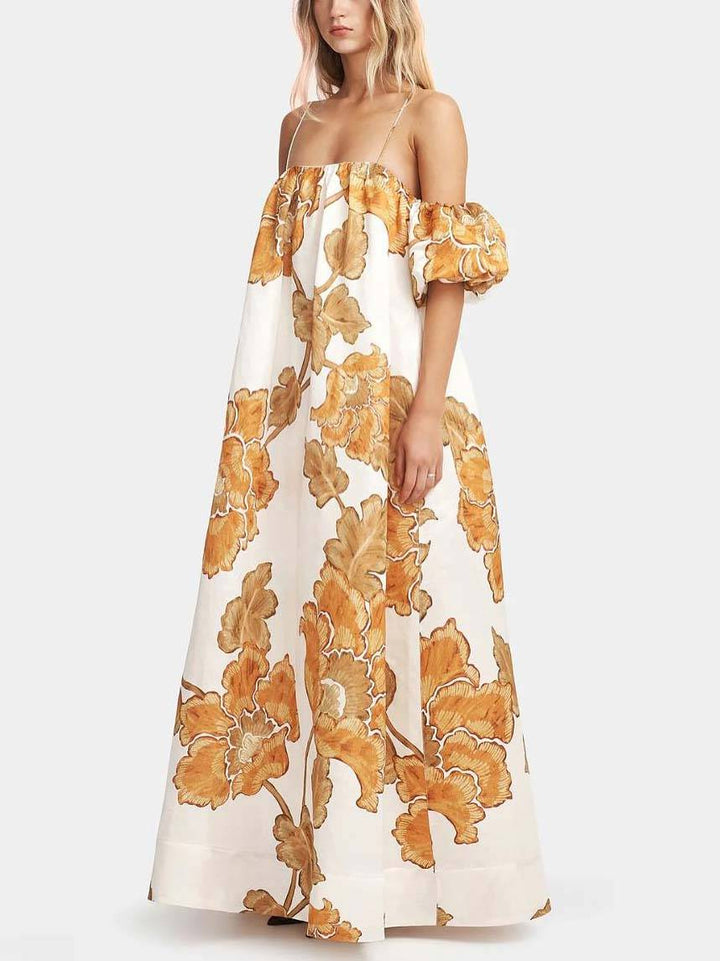 Duttini | Floral Print Sling Dress