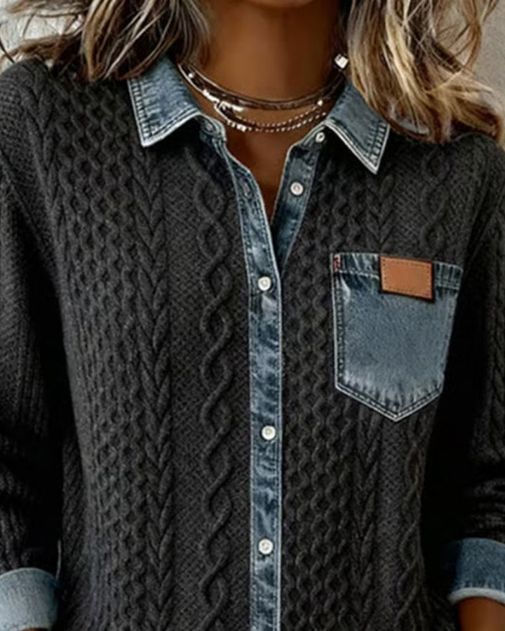 Duttini | Feminine Long-Sleeve Shirt for a Polished Look