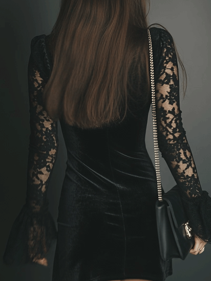Duttini | Velvet Evening Dress