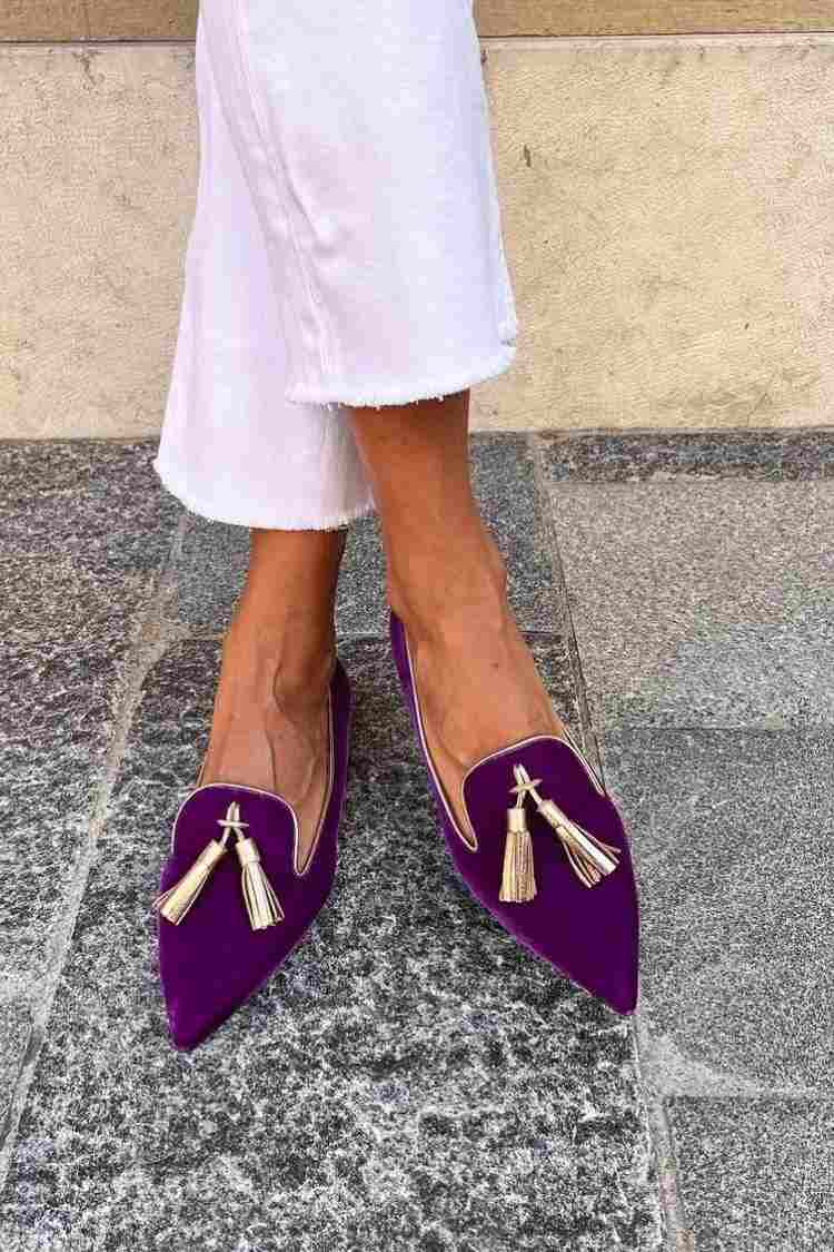 Duttini | Premium Tassel Detail Pointed Toe with a Comfort Fit