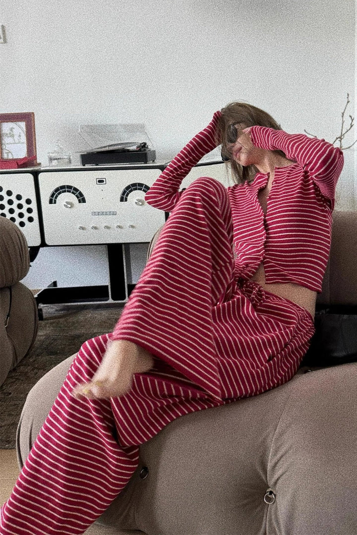 Duttini | Striped Two Piece Set