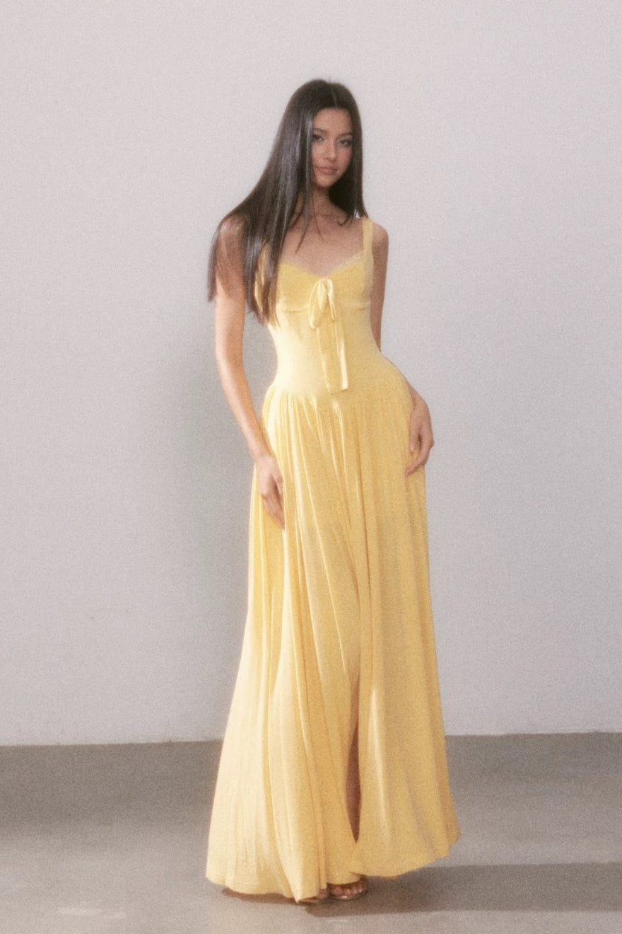 Duttini | Lace Knit Maxi Dress