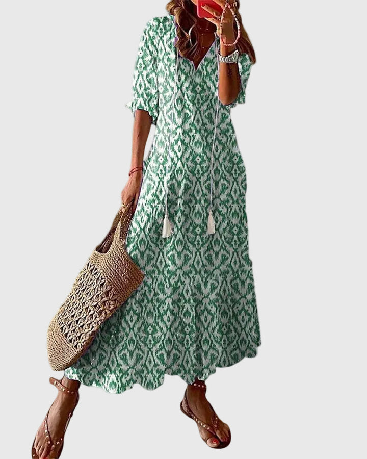 Duttini | Vintage Summer Maxi Dress for Women in Boho Style