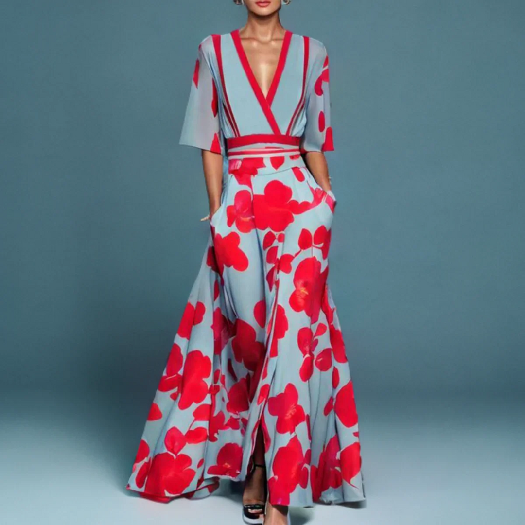 Duttini | Modern Floral Wrap Dress Made to Turn Heads