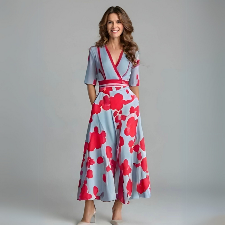 Duttini | Modern Floral Wrap Dress Made to Turn Heads