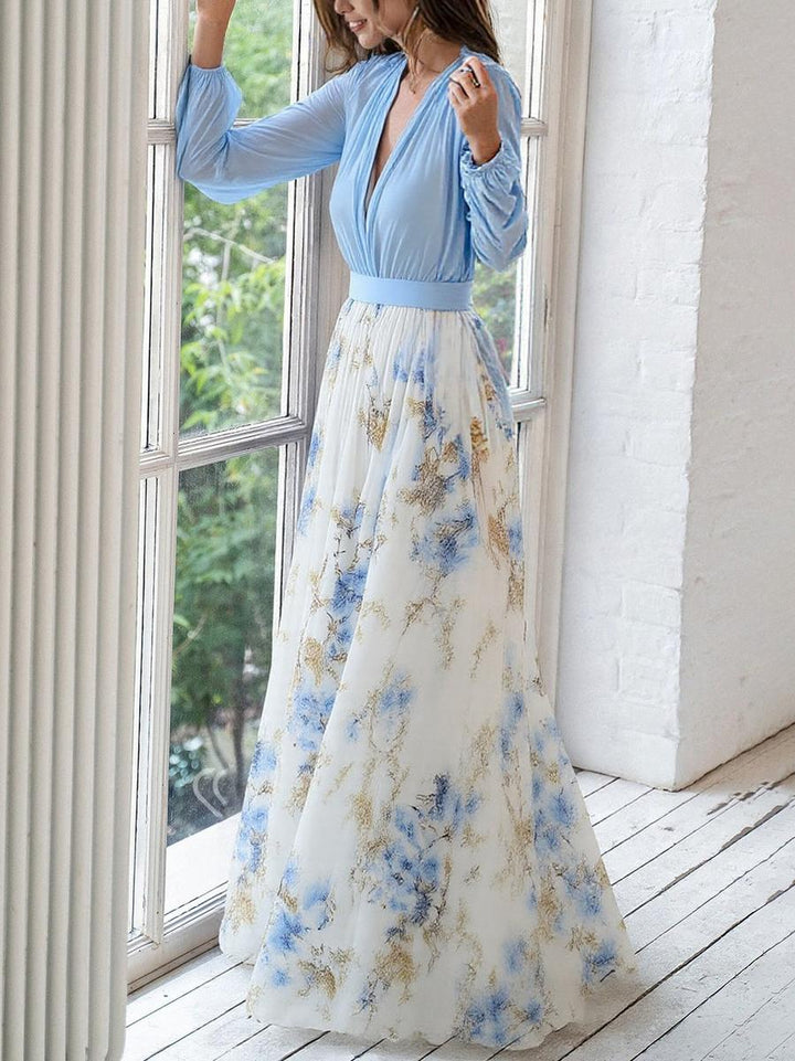 Duttini | Effortless Maxi Dress With Dazzling Floral Print