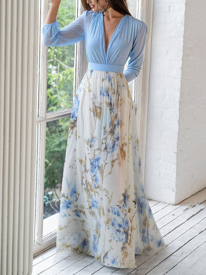Duttini | Effortless Maxi Dress With Dazzling Floral Print