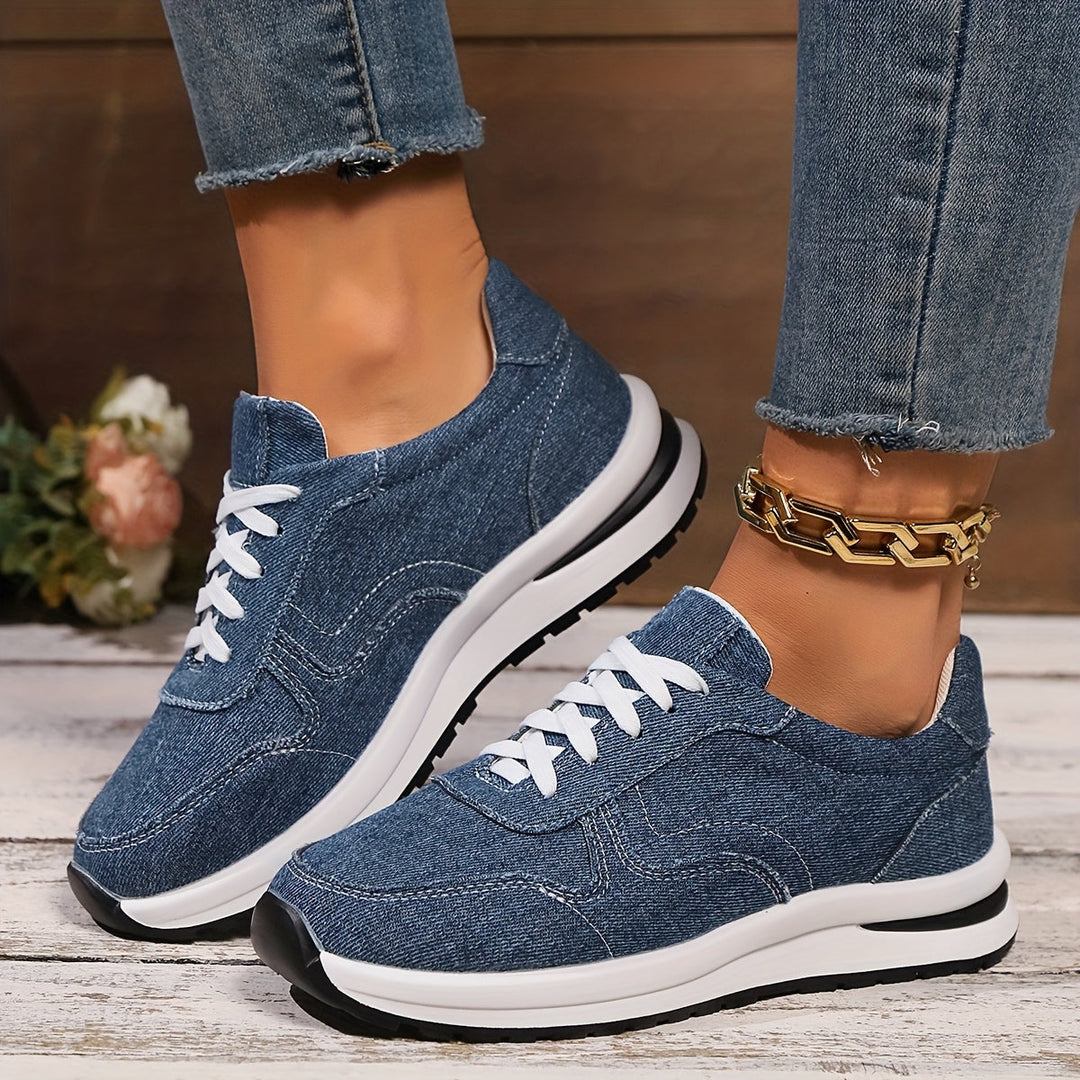 Duttini | Orthopedic Sneakers With Denim Fabric
